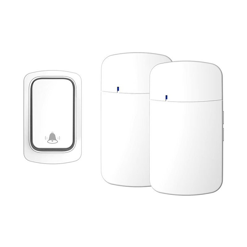 Drahtlose elektronische Türklingel mit Druckknopf aus Kunststoff