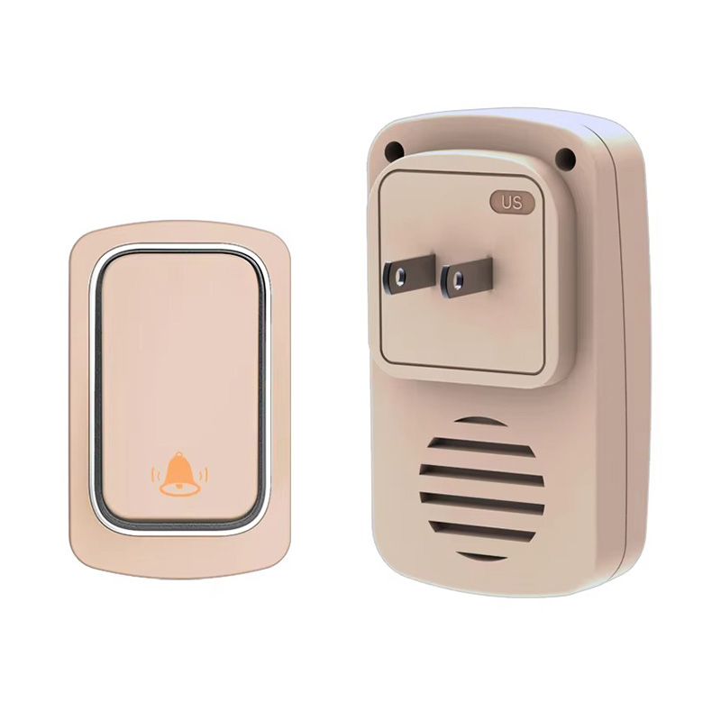 Drahtlose elektronische Türklingel mit Druckknopf aus Kunststoff
