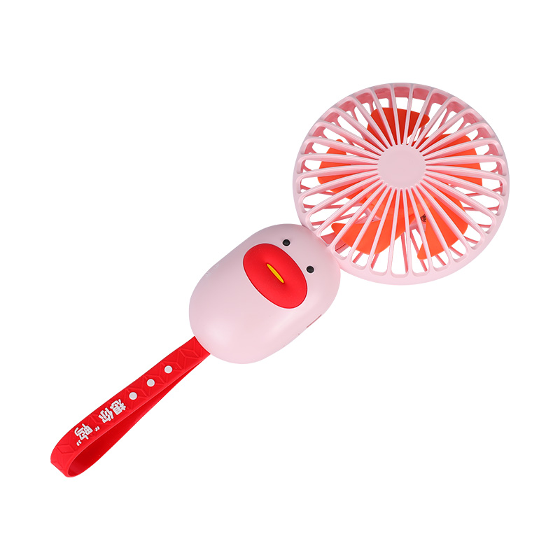 Handlicher, leiser kleiner Ventilator mit Graffiti-Enten-Motiv