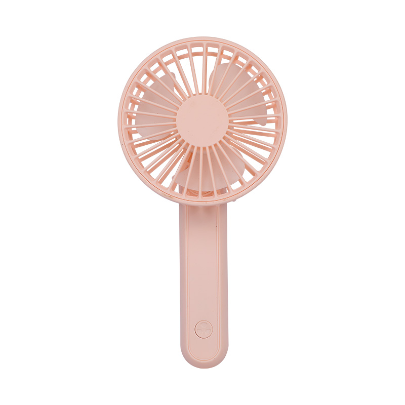 Tragbarer Mini-Handventilator mit weicher Puderdose und Einzelknopfsteuerung