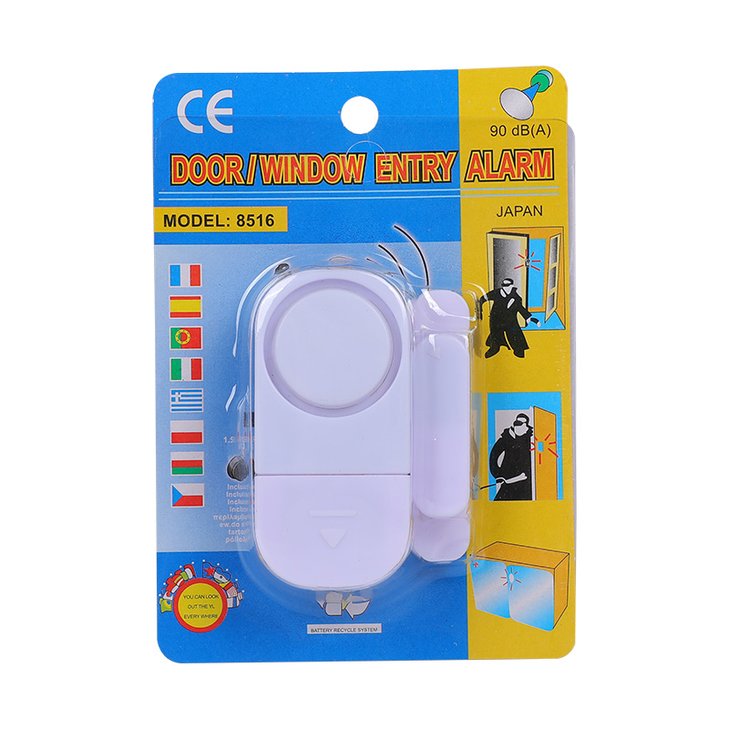 Haustüraalarm mit lauter Sirene zum Schutz des Hauses Haustüraalarm mit lauter Sirene zum Schutz des Hauses