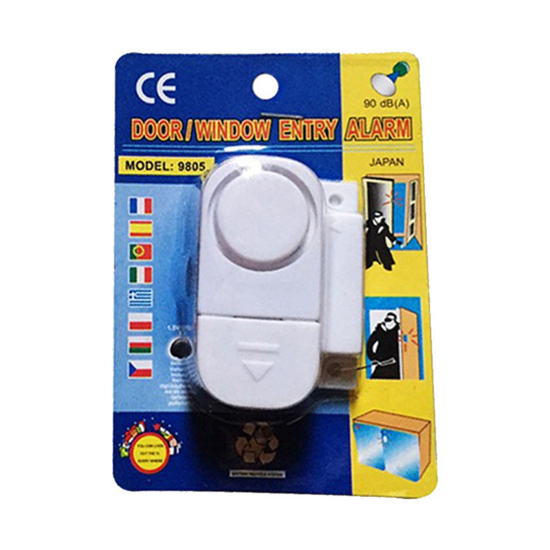 Einfacher und effektiver drahtloser magnetischer Tür- und Fenstersensoralarm