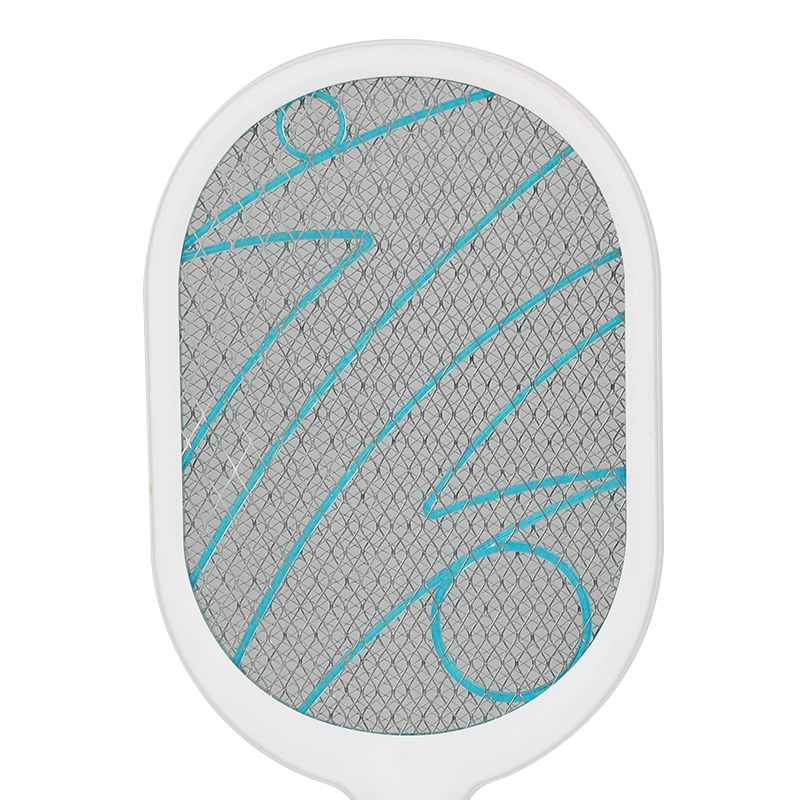 Blau-weiße vertikale wiederaufladbare elektrische Mückenklatsche