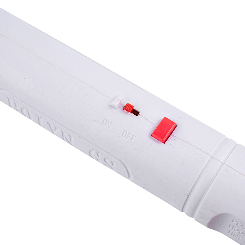 Leichte elektrische Mückenklatsche mit weißem Anti-Rutsch-Griff