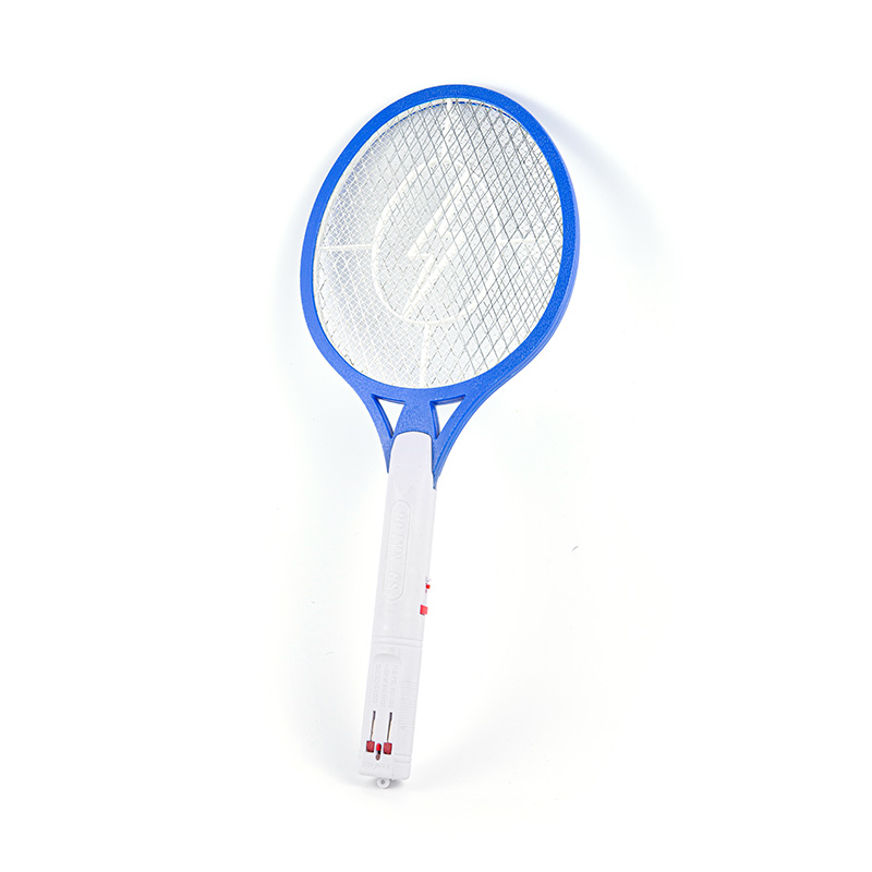 Leichte elektrische Mückenklatsche mit weißem Anti-Rutsch-Griff