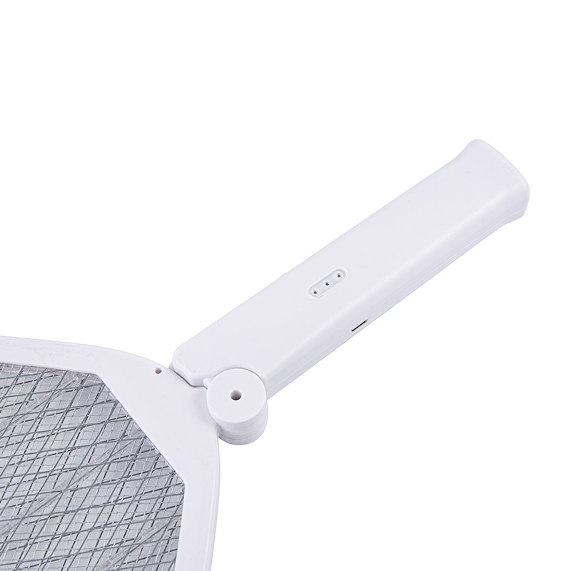 Minimalistische weiße leichte elektrische Mückenklatsche
