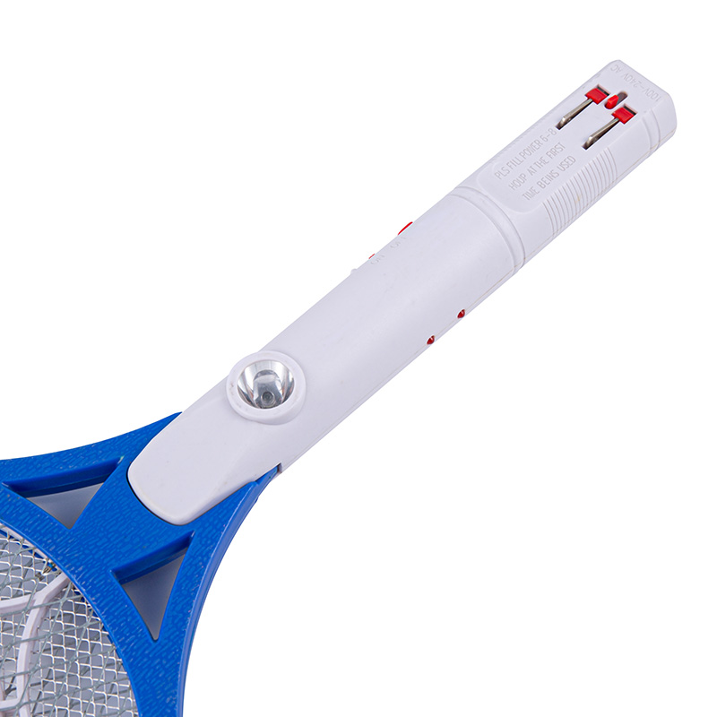 Flacher Stecker und wiederaufladbare elektrische Mückenklatsche mit Pflaumenblüten