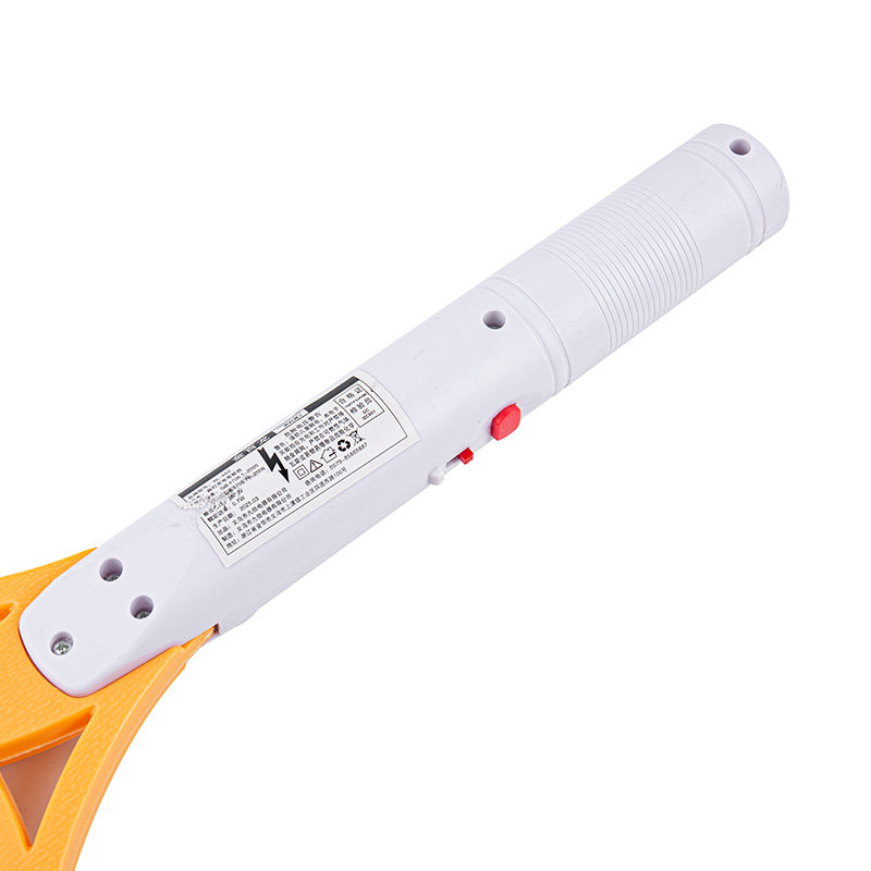 Leichte elektrische Mückenklatsche mit weißem Anti-Rutsch-Griff