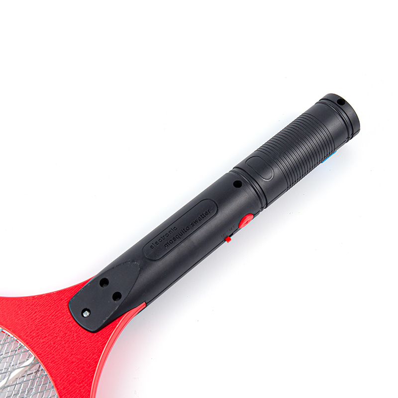 Runde Steckdose, wiederaufladbare elektrische Mückenklatsche mit LED-Licht